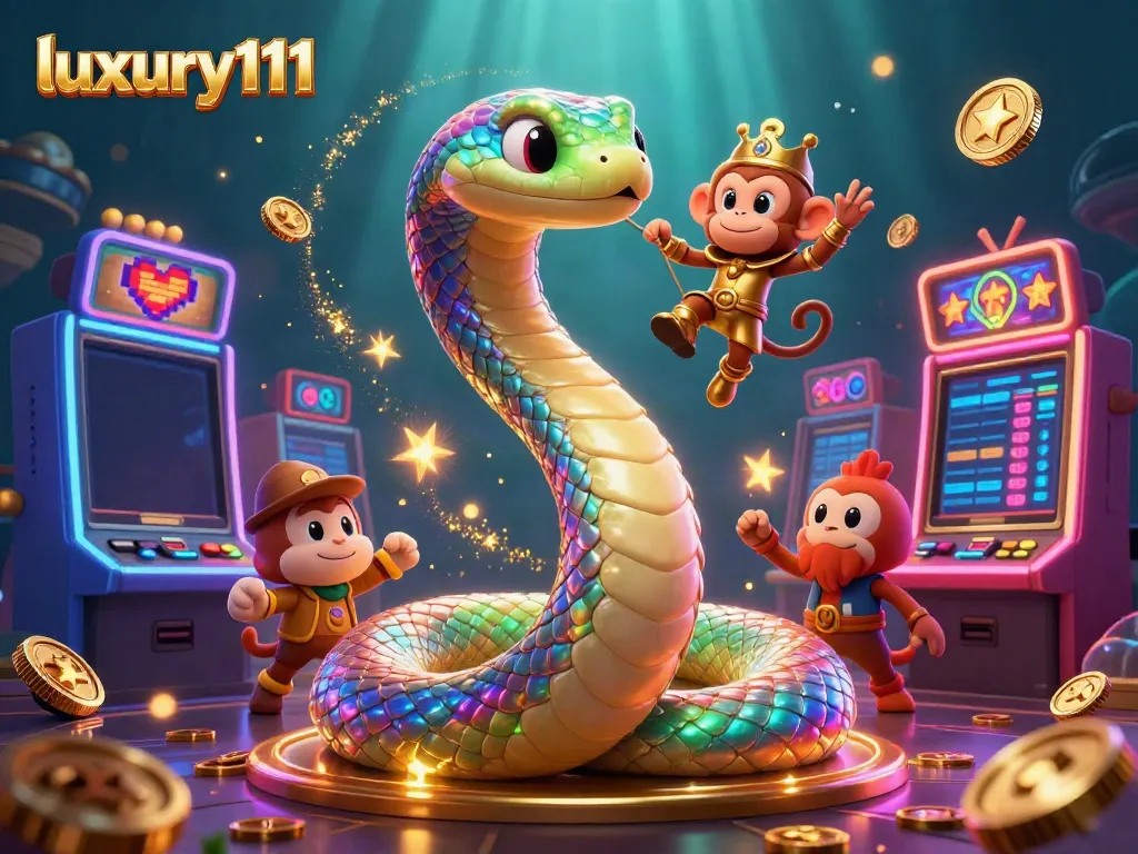 Experience thrilling fun at luxury111 casino with vibrant slot machines and enchanting characters.