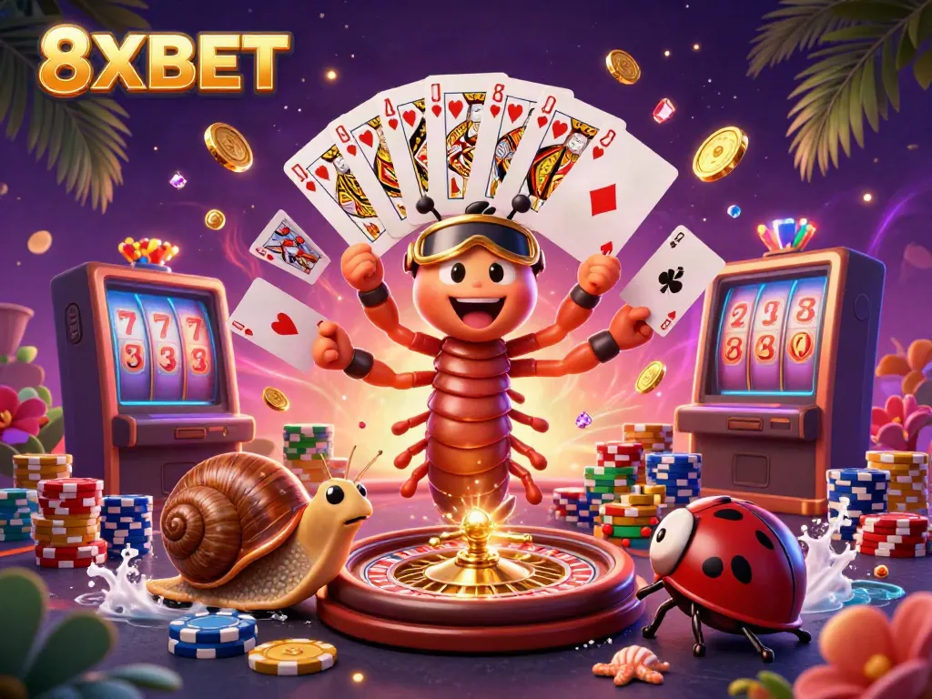 Experience exhilarating games at 8XBET with vibrant casino elements, winning strategies, and exciting interactions.
