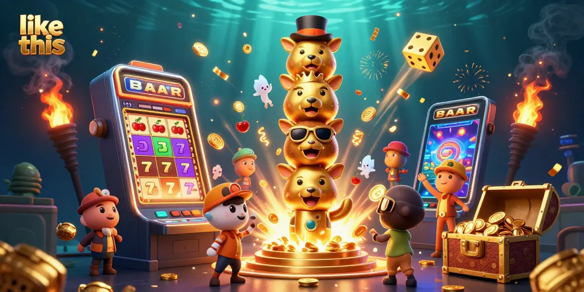 Experience thrilling jackpots with like this, showcasing vibrant casino elements and energetic characters.