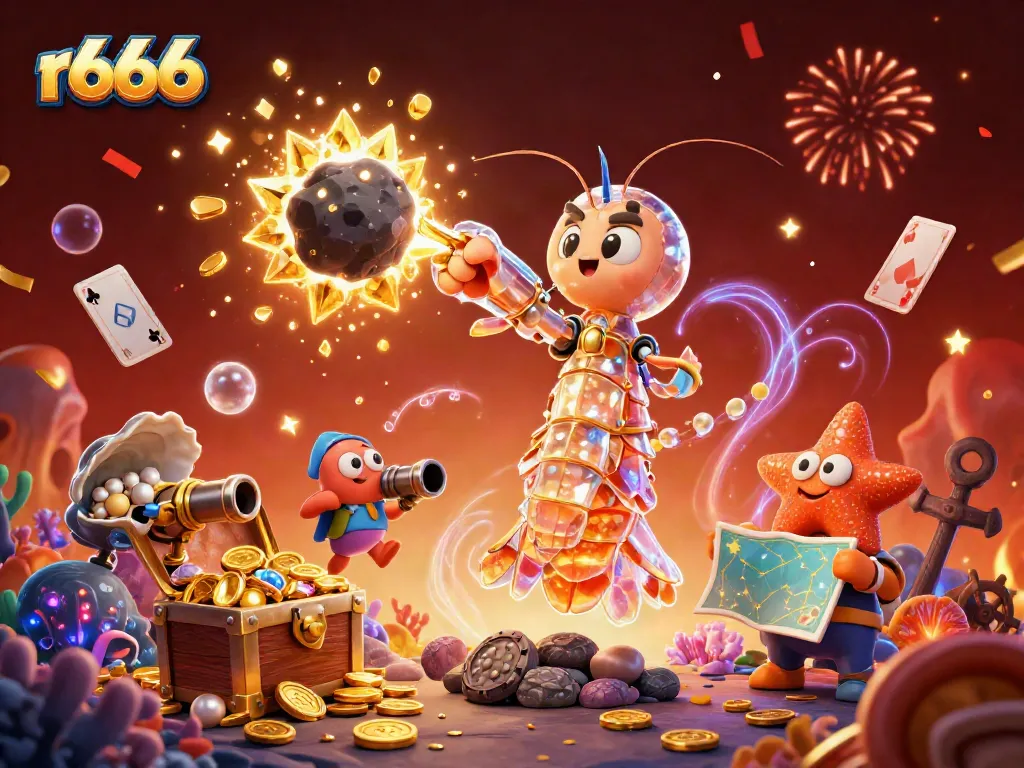Experience the thrilling action of the r666 online casino with vibrant characters and dynamic gameplay elements bursting with excitement.
