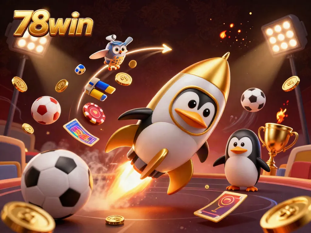 Experience thrilling gaming at 78win with golden penguins and sports elements in exciting casino adventures.