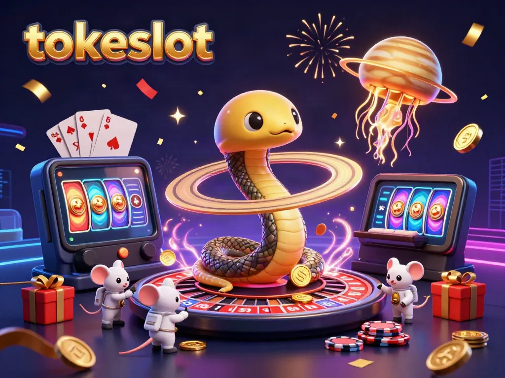 Experience tokeslot excitement as astronaut mice place bets on a cosmic roulette wheel