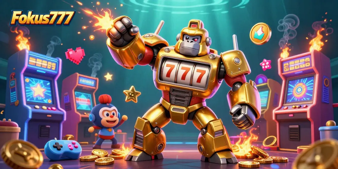 Experience thrilling wins with Fokus777 in this immersive 3D gambling adventure.
