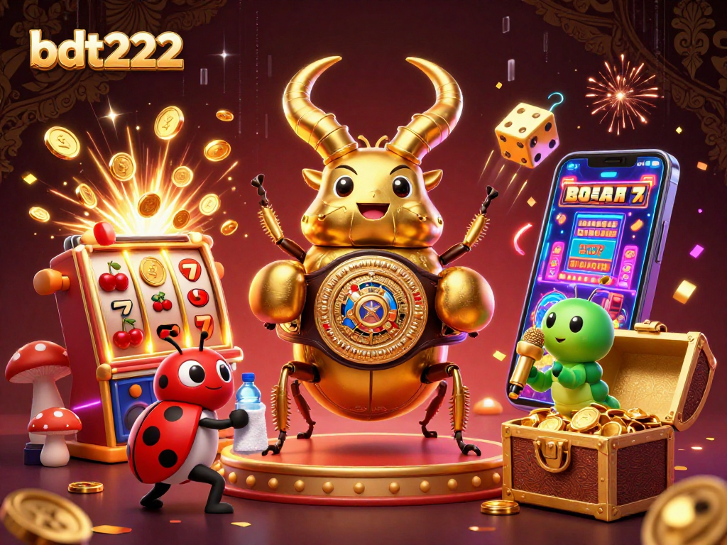 Engage with thrilling gaming experiences at bdt222 with vibrant slot machine action and dynamic characters.
