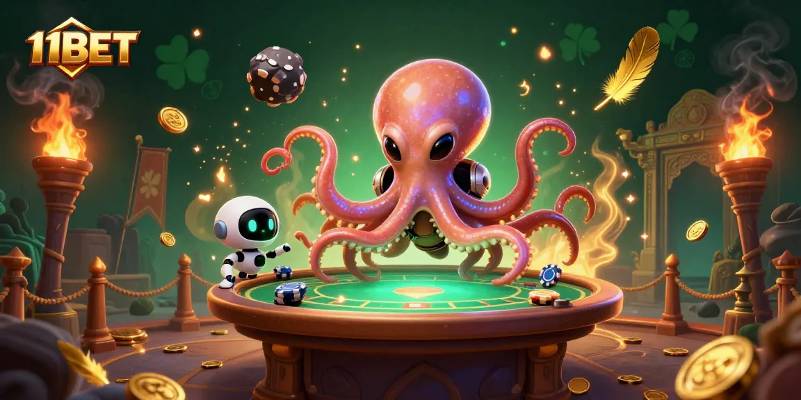Experience thrilling poker action with 11BET in a cosmic casino world filled with excitement.